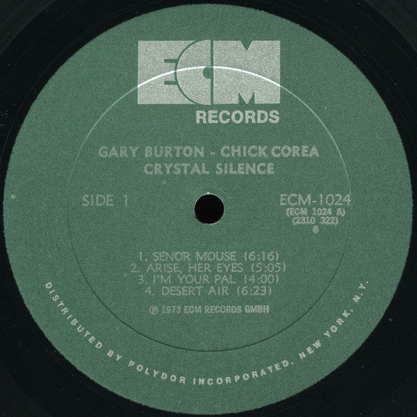 Gary Burton - Chick Corea* : Crystal Silence (LP, Album, All)