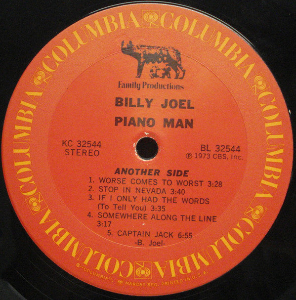 Billy Joel : Piano Man (LP, Album, Pit)