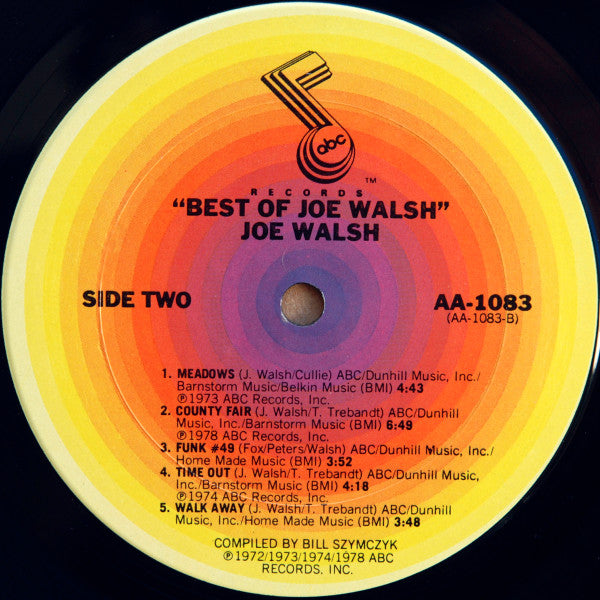 Joe Walsh : The Best Of Joe Walsh (LP, Comp, Pit)