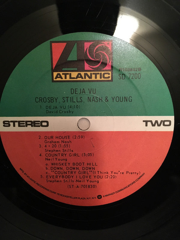 Crosby, Stills, Nash & Young : Deja Vu (LP, Album, Club, RE, RCA)