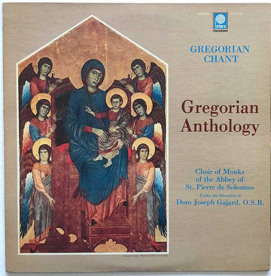 Choir Of The Monks De L'Abbey Saint-Pierre De Solesmes* Director Dom Joseph Gajard, O.S.B.* : Gregorian Chant − Gregorian Anthology (LP)