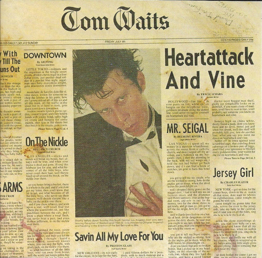 Tom Waits : Heartattack And Vine (CD, Album, RE, RM)