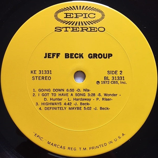 Jeff Beck Group : Jeff Beck Group (LP, Album, San)