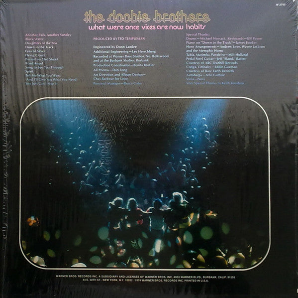 The Doobie Brothers : What Were Once Vices Are Now Habits (LP, Album, Pit)