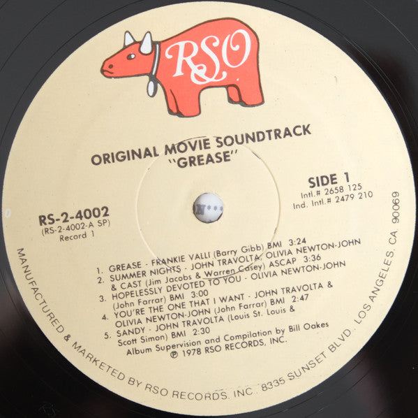 Various : Grease (The Original Soundtrack From The Motion Picture) (2xLP, Album, SP )