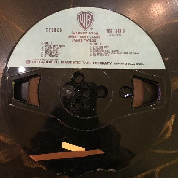 James Taylor (2) : Sweet Baby James  (Reel, 4tr Stereo, 7" Reel, Album, Blu)