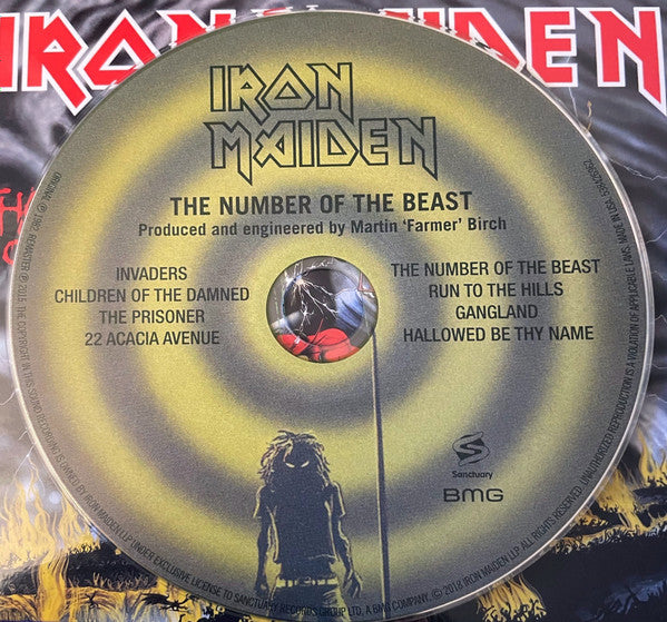 Iron Maiden : The Number Of The Beast (CD, Album, RE, RM, Dig)