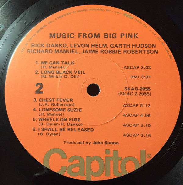 Buy The Band : Music From Big Pink (LP, Album, RE, Ora) Online for a great  price – The Turntable Store