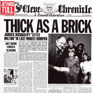 Jethro Tull : Thick As A Brick (LP, Album, Gre)