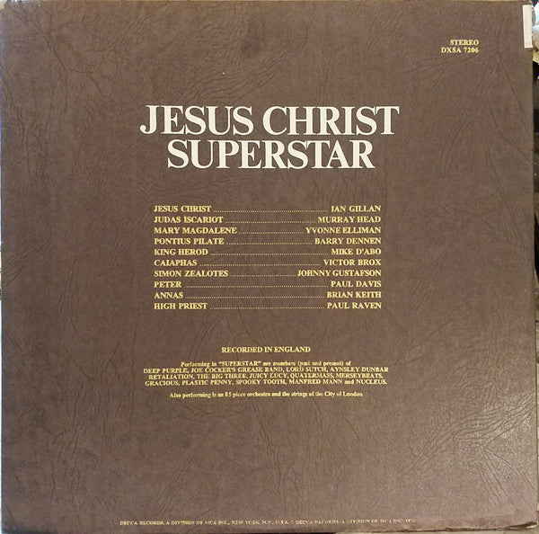 Various : Jesus Christ Superstar (2xLP, Album, RE, Gat)