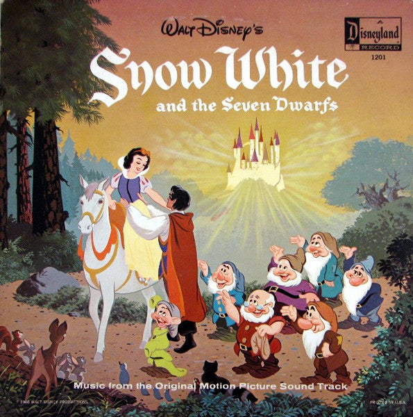 Various : Walt Disney's Snow White And The Seven Dwarfs  (Music From The Original Motion Picture Sound Track) (LP, Album, RE)