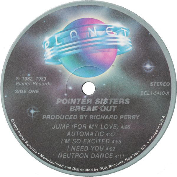 Pointer Sisters : Break Out (LP, Album, RCA)