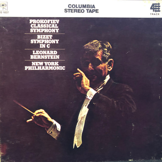 Prokofiev* / Bizet* - Leonard Bernstein, New York Philharmonic : Classical Symphony / Symphony In C (Reel, 4tr Stereo, 7" Reel, Album)