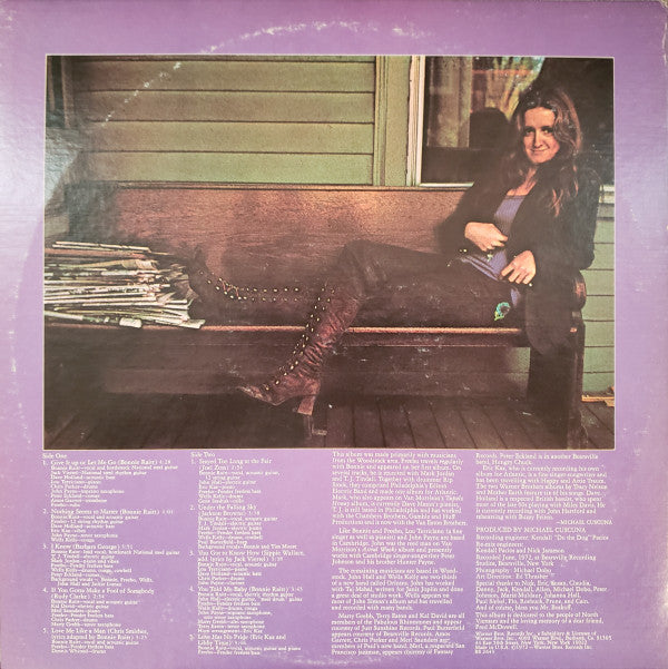 Bonnie Raitt : Give It Up (LP, Album, Pit)