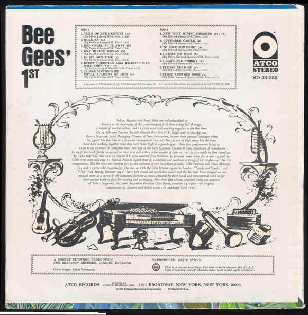 Bee Gees : Bee Gees' 1st (LP, Album)