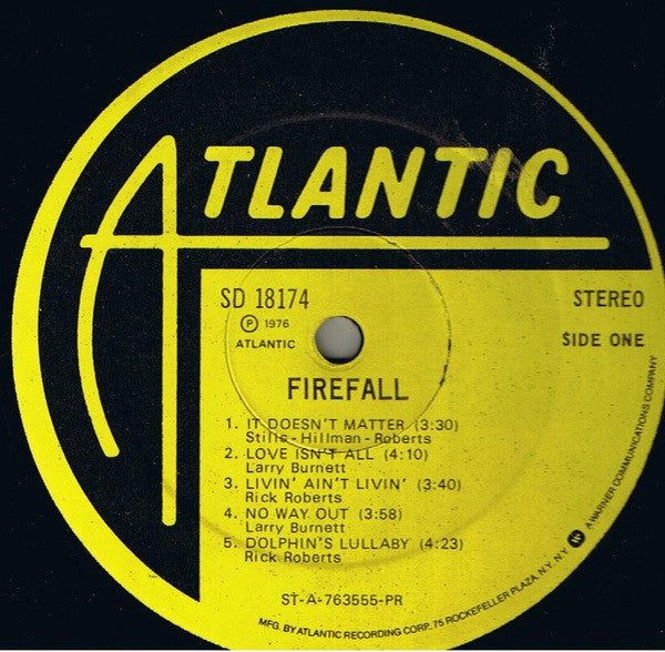 Firefall : Firefall (LP, Album, PR )