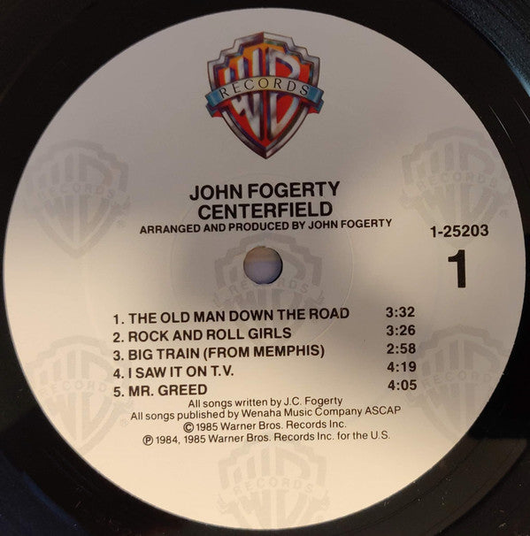 John Fogerty : Centerfield (LP, Album, RE)