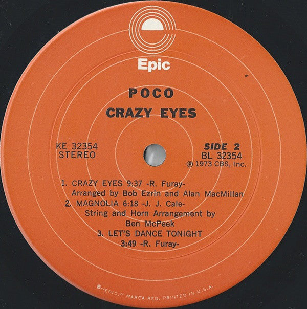 Buy Poco : Crazy Eyes (LP, Album) Online for a great price – The ...