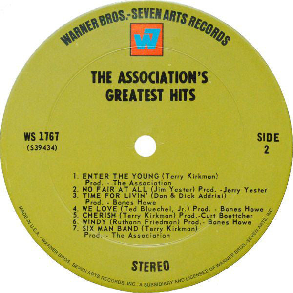 The Association (2) : Greatest Hits! (LP, Comp)