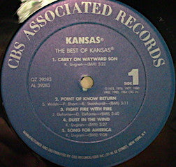 Kansas (2) : The Best Of Kansas (LP, Album, Comp, Pit)