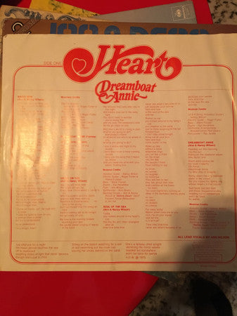 Heart : Dreamboat Annie (LP, Album, Gat)