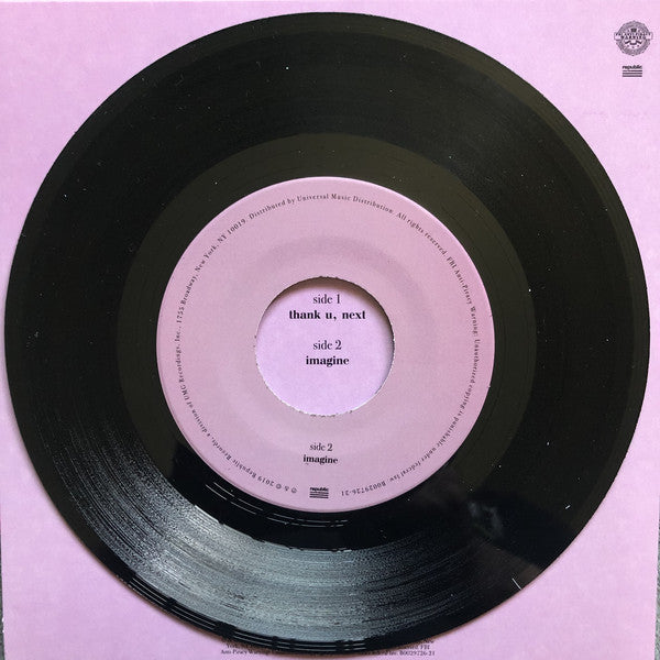 Ariana Grande : Thank U, Next (7", Single, Ltd)