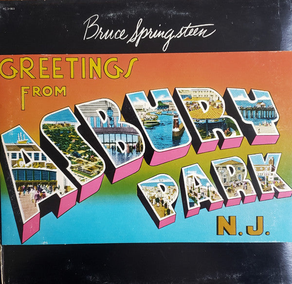 Bruce Springsteen : Greetings From Asbury Park, N.J. (LP, Album, RE, Pit)