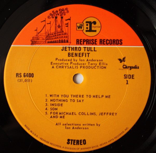 Jethro Tull : Benefit (LP, Album, Pit)