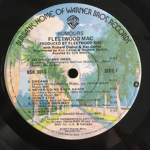 Fleetwood Mac : Rumours (LP, Album, Tex)