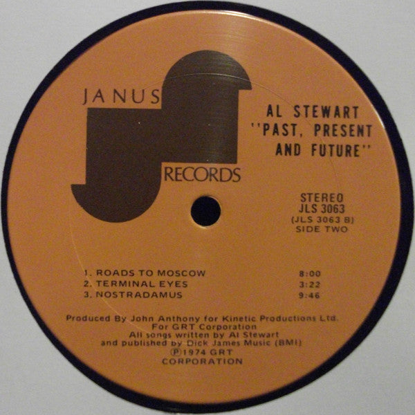 Al Stewart : Past · Present And Future (LP, Album, Ter)