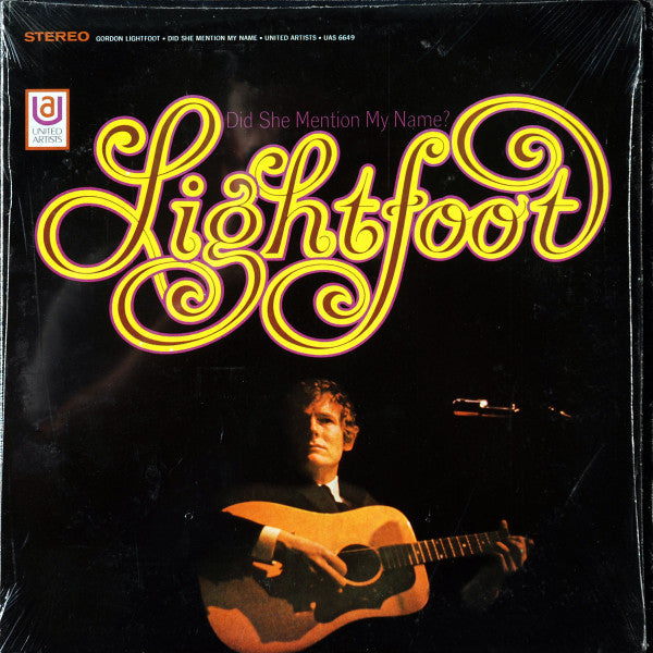 Gordon Lightfoot : Did She Mention My Name (LP, Album, RP, All)