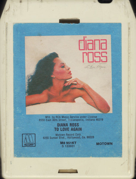 Diana Ross : To Love Again (8-Trk, Comp, Club, RCA)