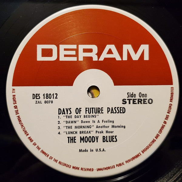 The Moody Blues : Days of Future Passed (LP, Album, Ter)