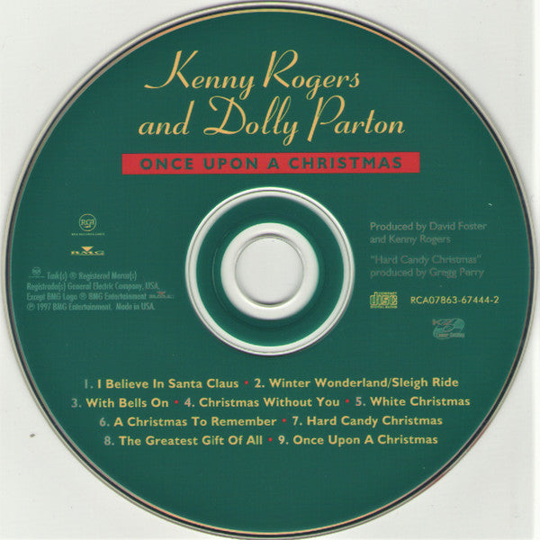 Kenny* & Dolly* : Once Upon A Christmas (CD, Album, RE)