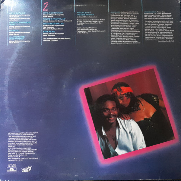 Peaches & Herb : 2 Hot! (LP, Album, Pit)