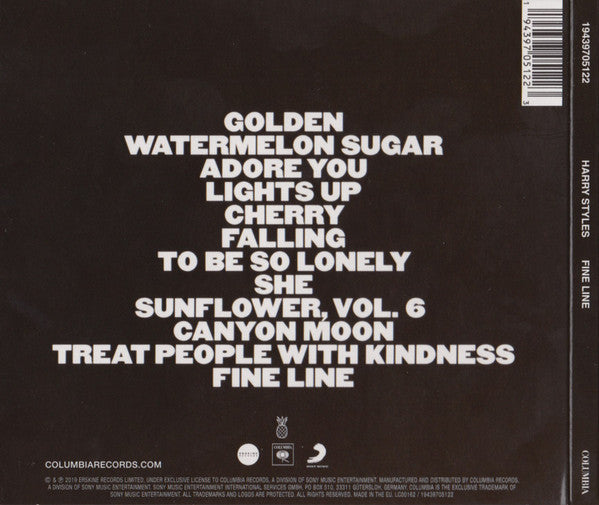 Harry Styles : Fine Line (CD, Album)