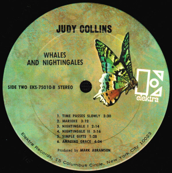 Judy Collins : Whales And Nightingales (LP, Album, Ter)