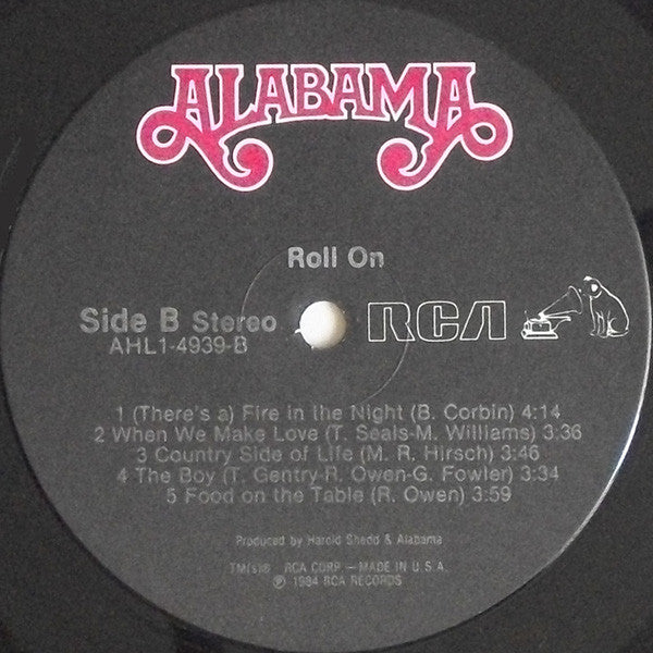 Alabama : Roll On (LP, Album)