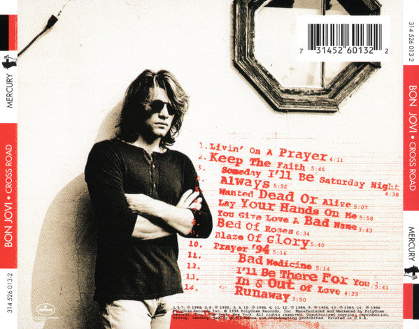 Bon Jovi : Cross Road (CD, Comp, PMD)