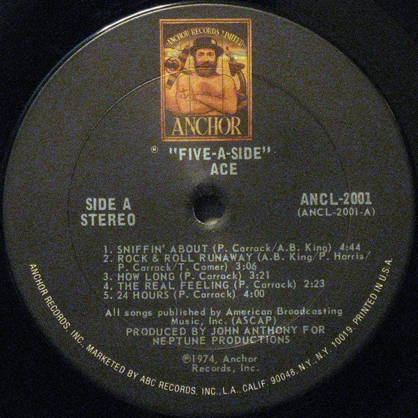 Ace (7) : Five-A-Side (LP, Album, Pit)