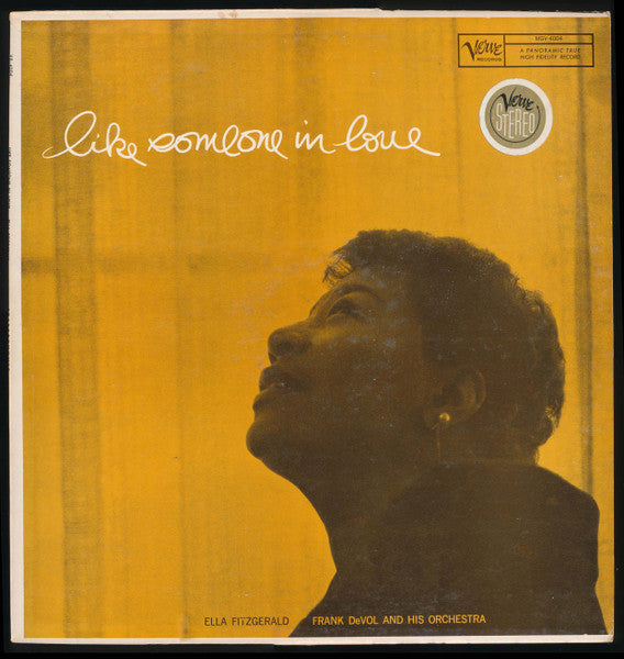 Ella Fitzgerald / Frank DeVol And His Orchestra* : Like Someone In Love (LP, Album, Ste)