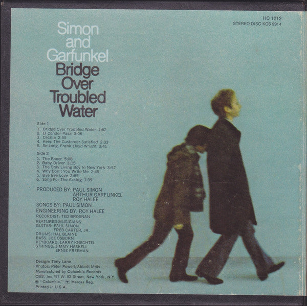 Simon And Garfunkel* : Bridge Over Troubled Water (Reel, 4tr Stereo, 7" Reel, Album)