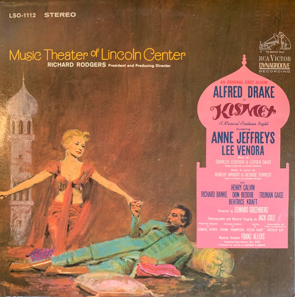 Alfred Drake, Richard Rodgers : Kismet Original Cast Music Theatre Of Lincoln Center (LP, Album)