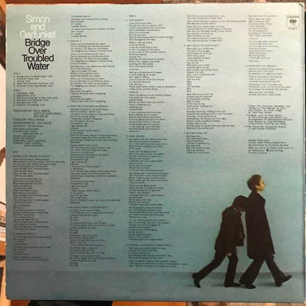 Simon And Garfunkel* : Bridge Over Troubled Water (LP, Album, RE, Pit)