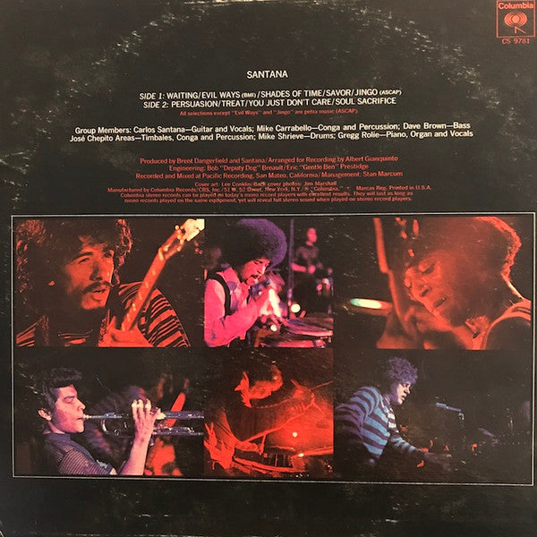 Santana : Santana (LP, Album, RE, Pit)