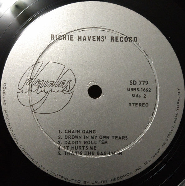 Richie Havens : Richie Havens' Record (LP, Album, RE, Roc)