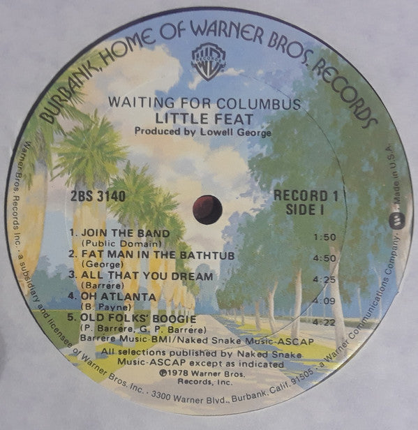 Little Feat : Waiting For Columbus (2xLP, Album, Gol)