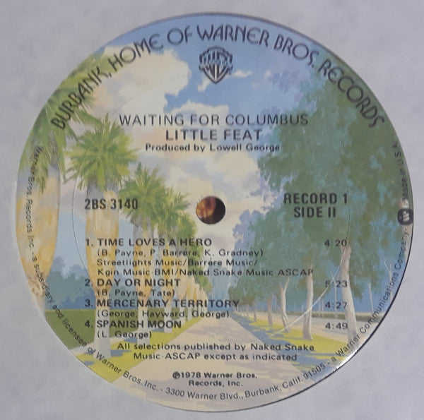 Little Feat : Waiting For Columbus (2xLP, Album, Gol)