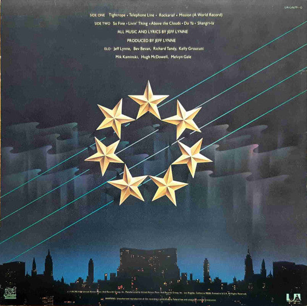 Electric Light Orchestra : A New World Record (LP, Album, Emb)