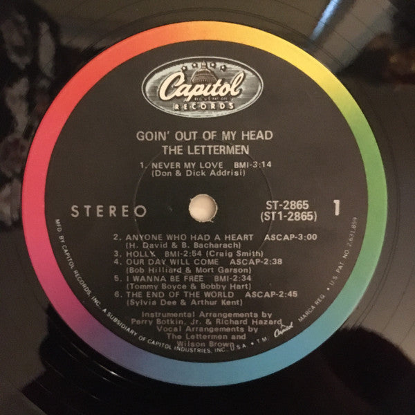 The Lettermen : Goin' Out Of My Head (LP, Album, Scr)